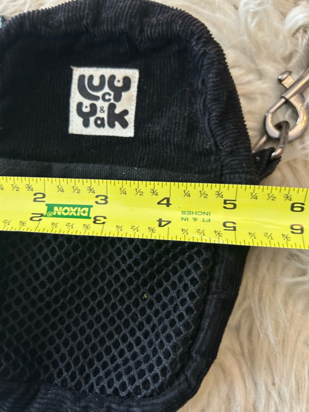 Lucy & Yak Black Crossbody Mini Bag - Picture 8 of 13